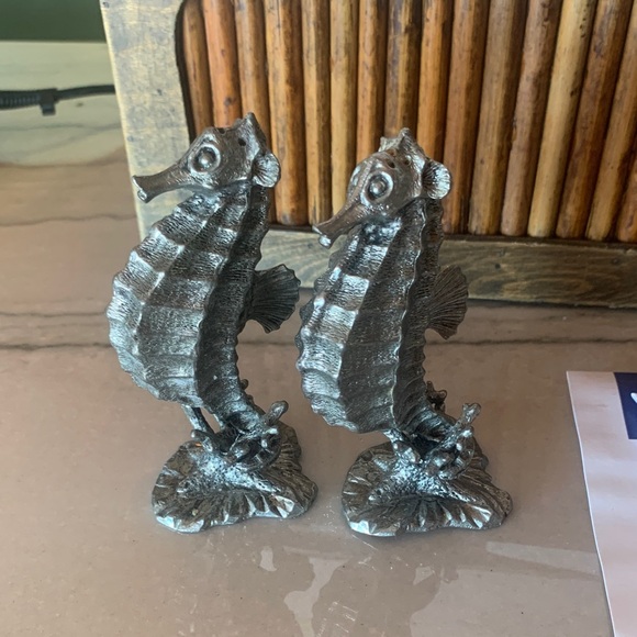 Vagabond House Other - Vagabond House Metallic Seahorse Sculptures
